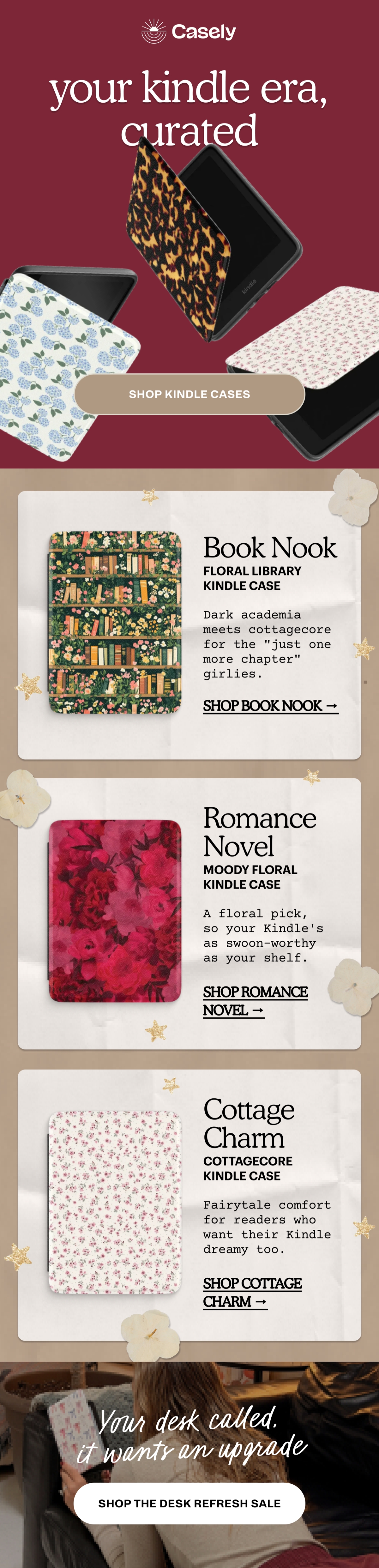 Casely — Your Kindle Era, Curated
