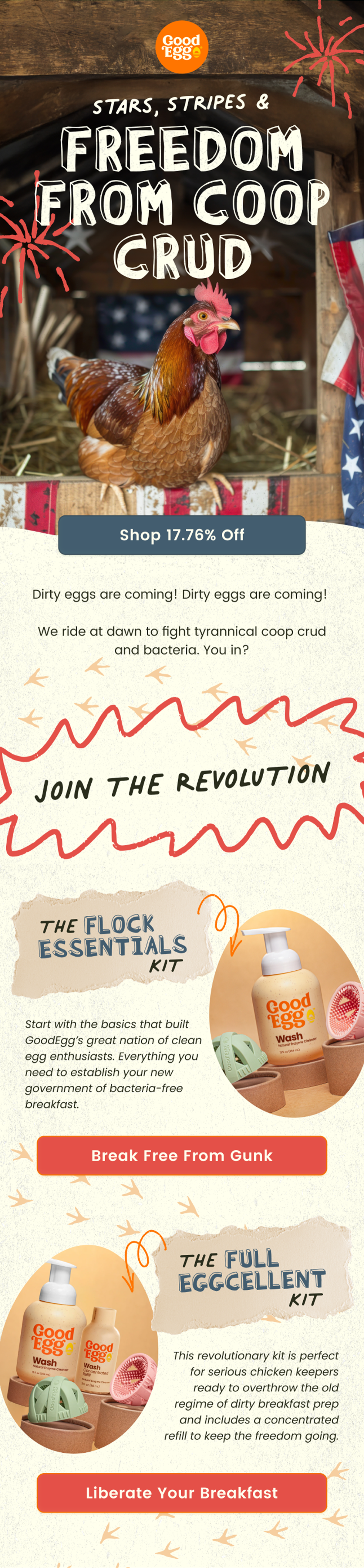 GoodEgg — July 4th campaign