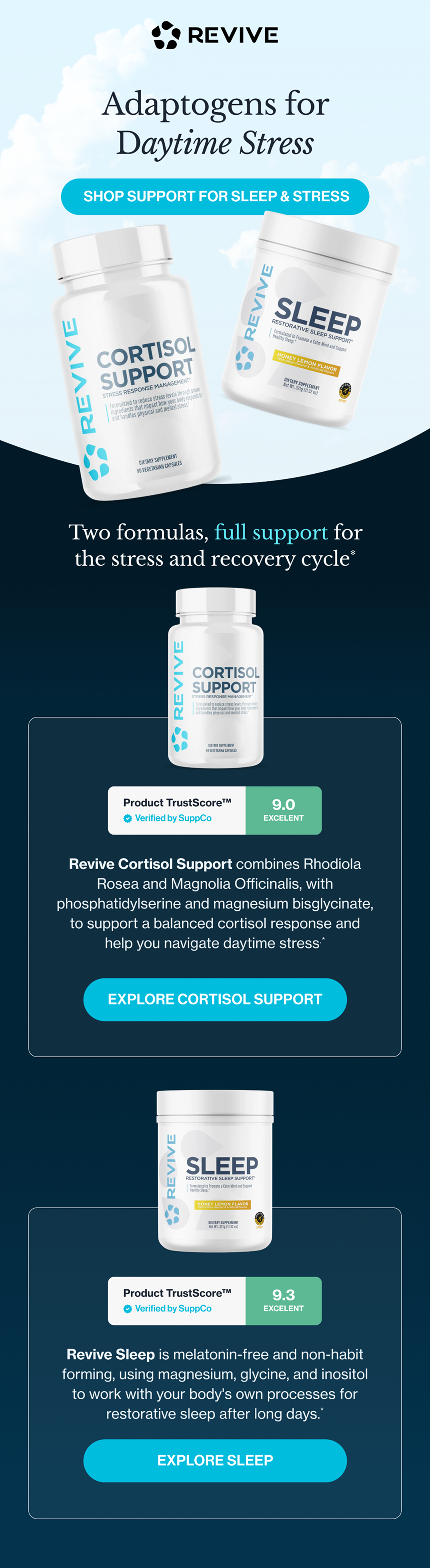 Revive MD — Adaptogens for Daytime Stress